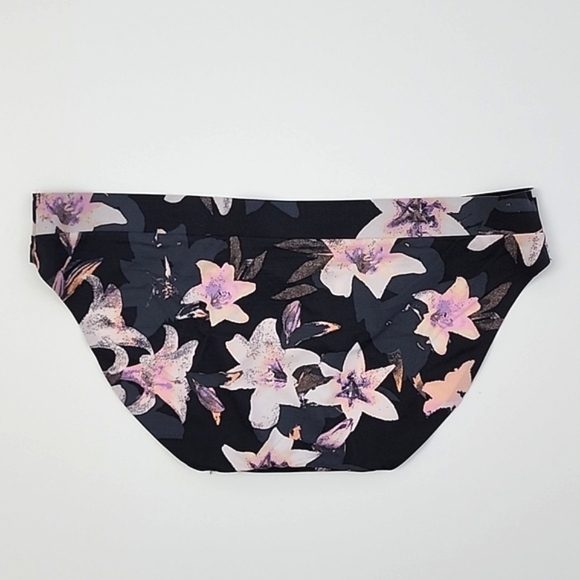 Victoria's Secret Incredible Floral Bikini & Black Hiphugger/Hipster Size Medium - Picture 3 of 12